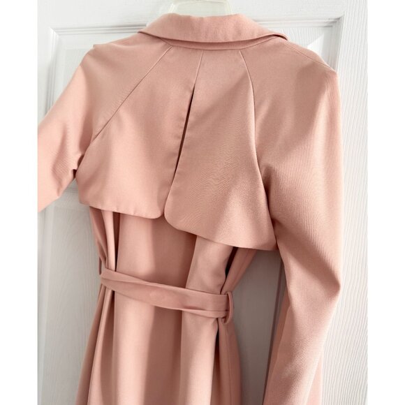 J.O.A. "Blissful" Crepe Trench Coat in Blush Pink, size XS - Picture 8 of 11